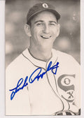 Autographed Luke Appling BW Rowe Post Card
