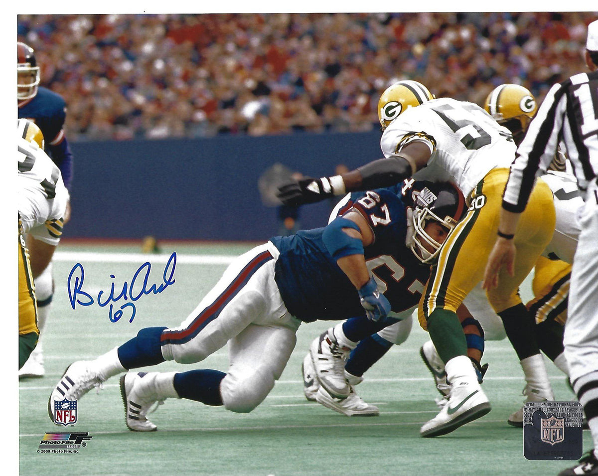 Autographed  8x10 Billy Ard New York Giants Autographed photo - w/COA
