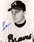 AUTOGRAPHED AL SANTORINI 8x10 Atlanta Braves Photo