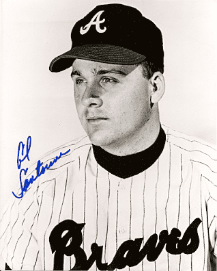 AUTOGRAPHED AL SANTORINI 8x10 Atlanta Braves Photo