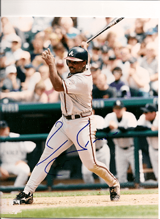 AUTOGRAPHED RANDALL SIMON 8X10 Atlanta Braves Photo