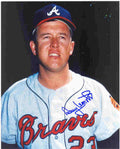 AUTOGRAPHED  DENNY LEMASTER 8x10 Atlanta Braves Photo