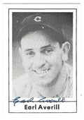 Autographed EARL AVERILL Cleveland Indians 1978 Grand Slam Card