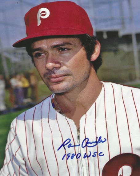 AUTOGRAPHED RAMON AVILES "1980 WSC" 8X10 Philadelphia Phillies Photo
