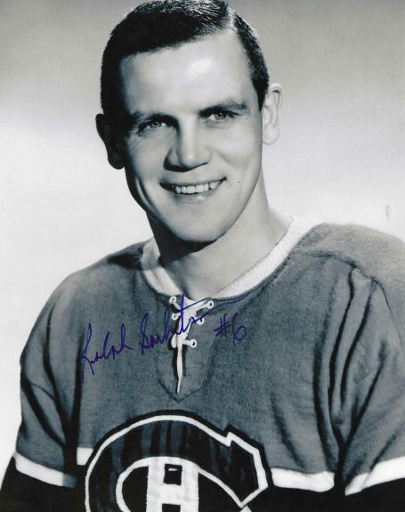 Autographed RALPH BACKSTROM 8X10 Montreal Canadiens Photo