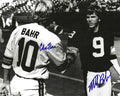 AUTOGRAPHED CHRIS BAHR Cincinnati Bengals and MATT BAHR Pittsburgh Steelers 8x10 Photo