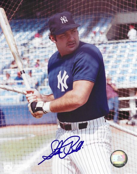 AUTOGRAPHED STEVE BALBONI 8X10 New York Yankees Photo