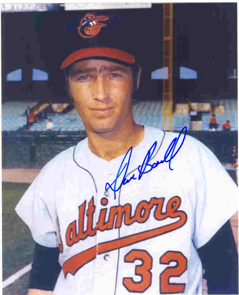 AUTOGRAPHED SIGNED photo DAVE BOSWELL Orioles