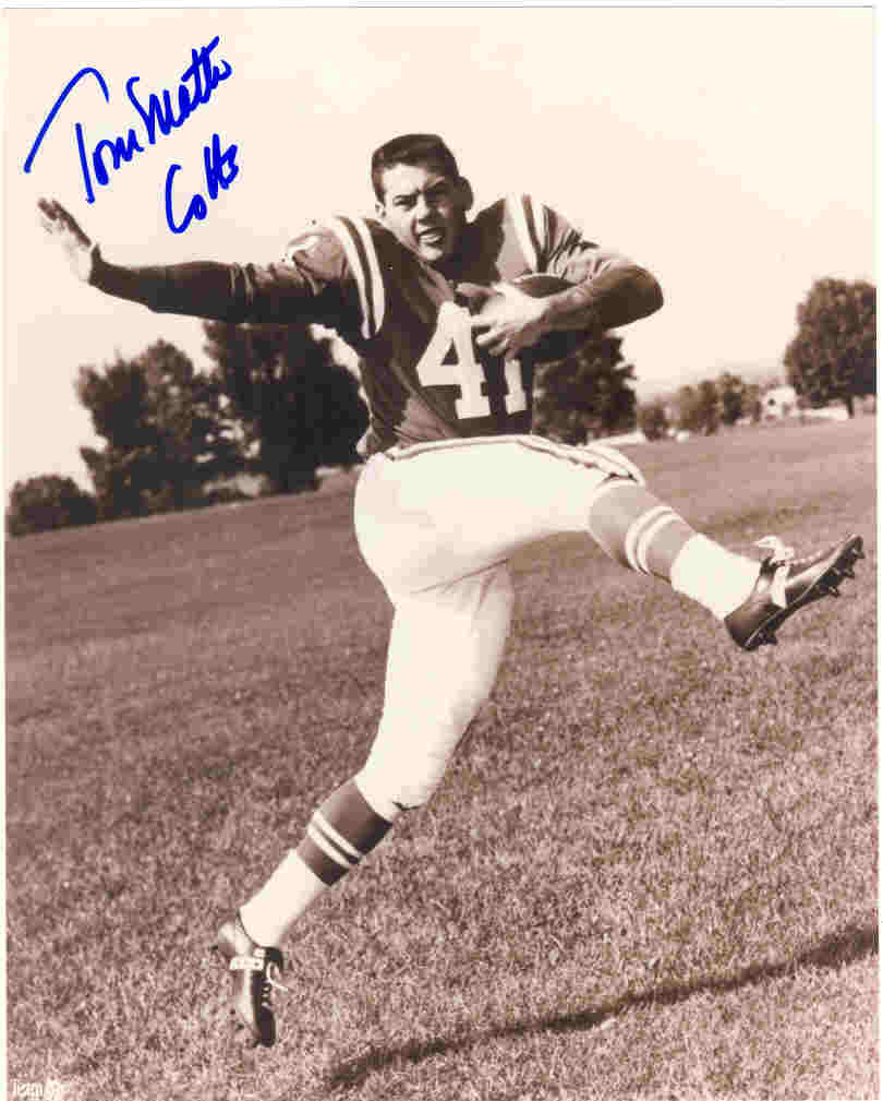 AUTOGRAPHED 8X10 photo TOM MATTE Baltimore Colts
