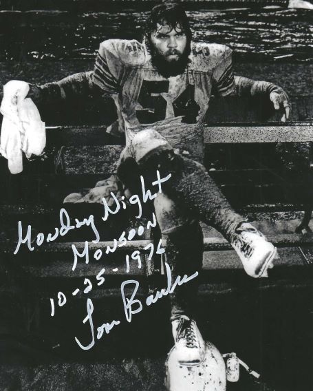 Autographed TOM BANKS "Monday Night Monsoon" 8x10 St. Louis Cardinals Photo