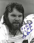 Autographed TOM BANKS "4x Pro Bowl" 8x10 St. Louis Cardinals Photo