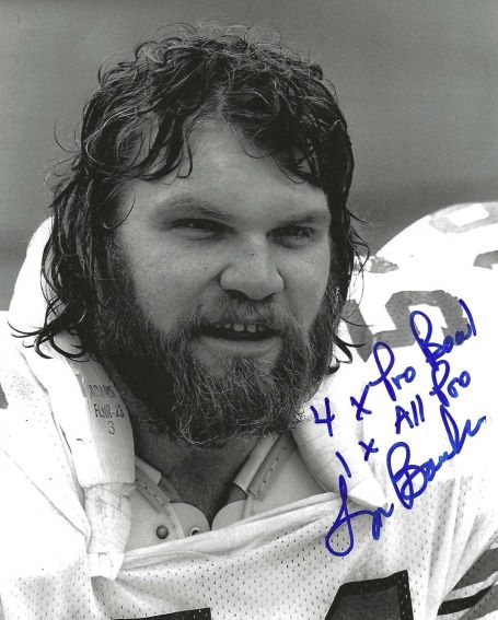 Autographed TOM BANKS "4x Pro Bowl" 8x10 St. Louis Cardinals Photo