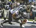 Autographed CONNOR BARWIN 8X10 Philadelphia Eagles Photo