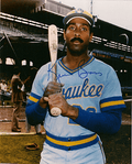 AUTOGRAPHED KEVIN BASS 8X10 Milwaukee Brewers Photo