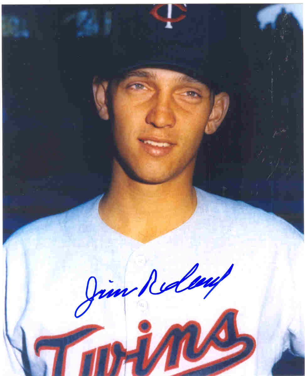 AUTOGRAPHED JIM ROLAND 8x10 Minnesota Twins Photo