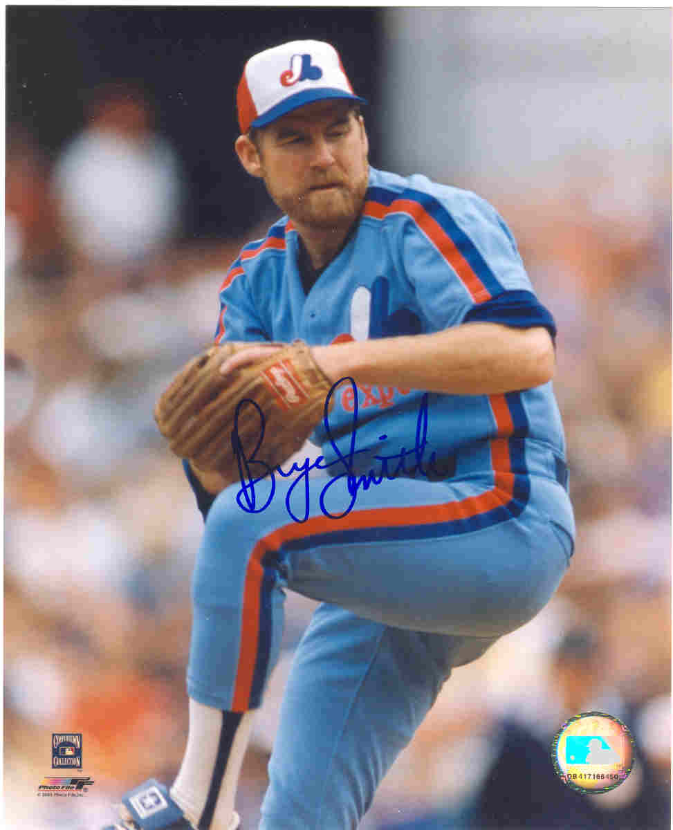 AUTOGRAPHED BRYN SMITH 8x10 Montreal Expos Photo