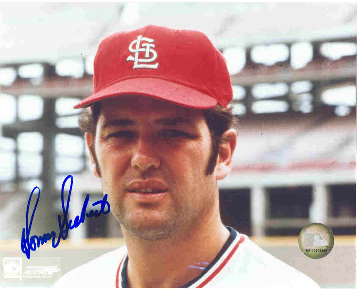 AUTOGRAPHED SONNY SIEBERT 8x10 St. Louis Cardinals Photo