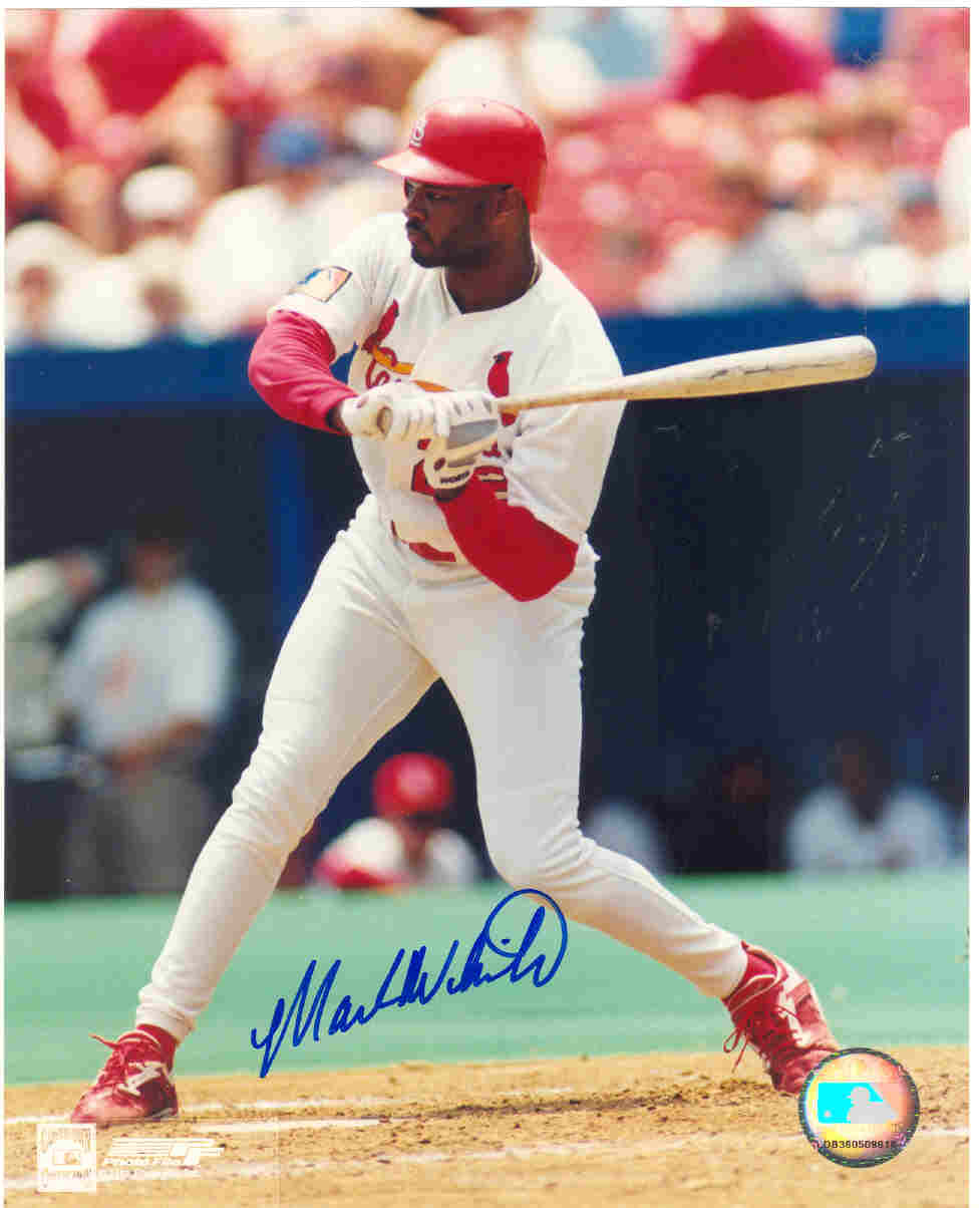 AUTOGRAPHED SIGNED photo MARK WHITEN Cardinals