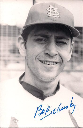 Autographed BO BELINSKY B&amp;W Rowe Postcard
