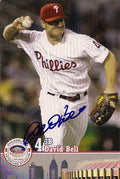 Autographed DAVID BELL 2003 Phillies Post card