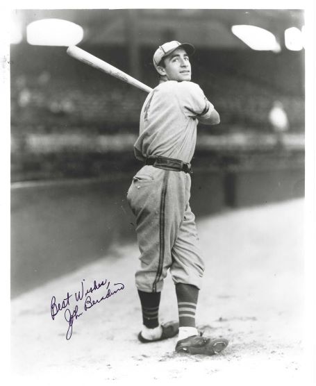 AUTOGRAPHED JOHNNY BERARDINO 8X10 St. Louis Browns Photo