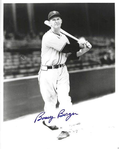 AUTOGRAPHED BOSEY BERGER 8X10 Cleveland Indians Photo