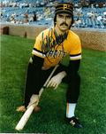 AUTOGRAPHED KURT BEVACQUA 8x10 Pittsburgh Pirates Photo