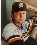AUTOGRAPHED JACK BILLINGHAM 8X10 Detroit Tigers Photo