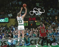 Autographed LARRY BIRD 8X10 BOSTON CELTICS photo PSA Witnessed