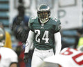 AUTOGRAPHED BLAINE BISHOP 8x10 Philadelphia Eagles Photo