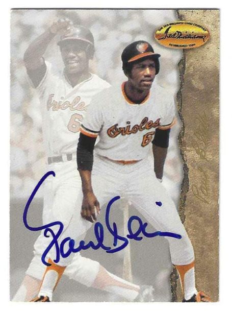Autographed PAUL BLAIR Baltimore Orioles 1994 Ted Williams Card Company Card
