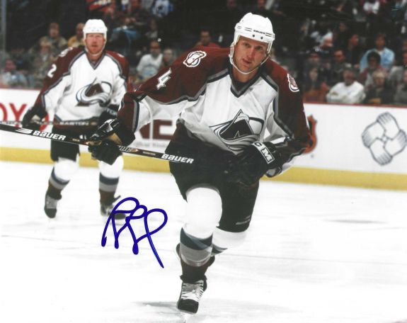 Autographed ROB BLAKE 8x10 Colorado Avalanche Photo