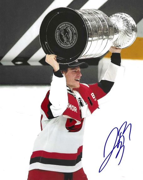 Autographed JACKSON BLAKE Carolina Huricanes 8x10 photo