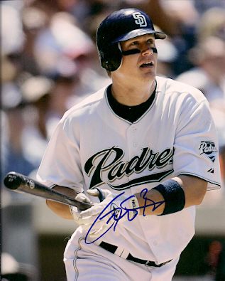 AUTOGRAPHED GEOFF BLUM SD Padres photo