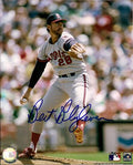 Autographed BERT BLYLEVEN 8x10 California Angels Photo