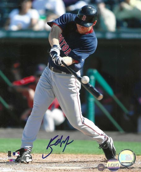 AUTOGRAPHED BRANDON MOSS 8X10 Boston Red Sox Photo