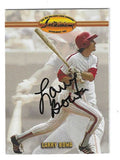 Autographed Larry Bowa Philadelphia Phillies 1993 Ted Williams Card Company Card