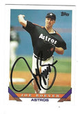 Autographed JOE BOEVER Houston Astros 1993 Topps Card