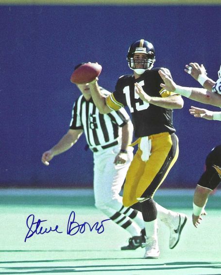 Autographed STEVE BONO 8x10 Pittsburgh Steelers Photo
