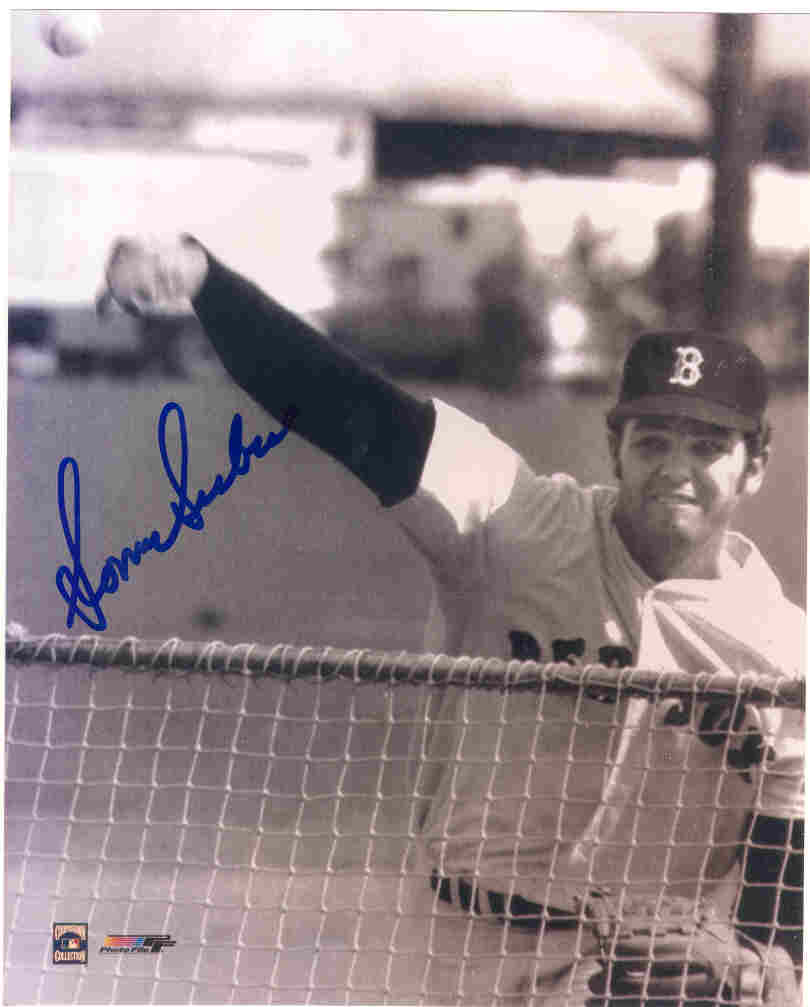 AUTOGRAPHED SONNY SIEBERT 8x10 Boston Red Sox Photo