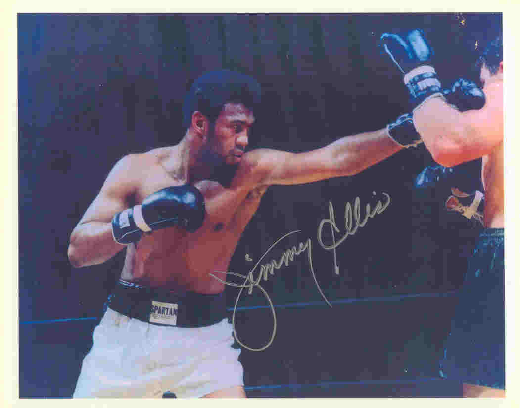 AUTOGRAPHED JIMMY ELLIS 8x10 Boxing photo