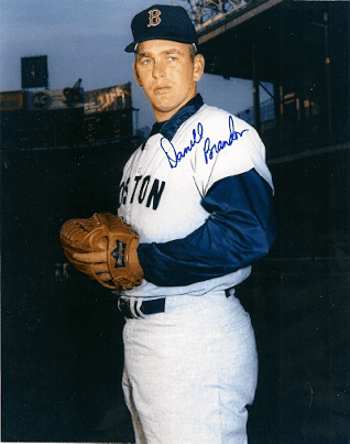AUTOGRAPHED DARRELL BRANDON Boston Red Sox photo
