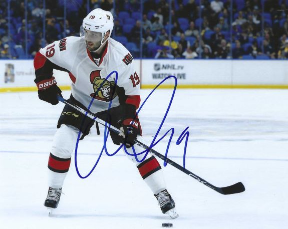 Autographed DERICK BRASSARD 8X10 Ottawa Senators photo