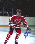 Autographed MEL BRIDGMAN 8X10 New Jersey Devils Photo