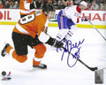 Autographed DANNY BRIERE 8x10 Philadelphia Flyers Photo