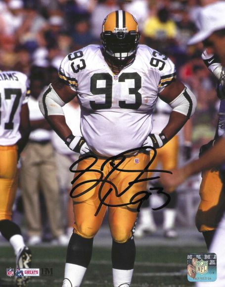 Autographed GILBERT BROWN 8X10 Green Bay Packers Photo