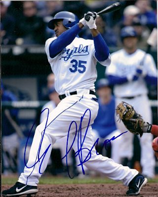 AUTOGRAPHED  photo EMIL BROWN  KC Royals