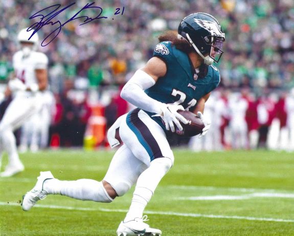 Autographed SYDNEY BROWN 8X10 Philadelphia Eagles Photo