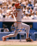AUTOGRAPHED TOM BRUNANSKY 8X10 St. Louis Cardinals photo