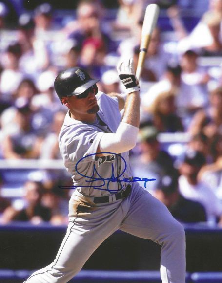 AUTOGRAPHED JAY BUHNER 8x10 Seattle Mariners photo